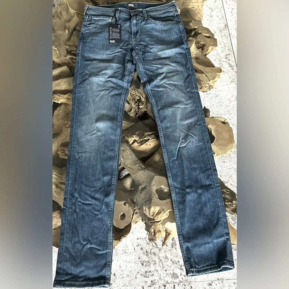 ‼️RARE‼️🎸PAIGE🎸🔥NWT🔥Croft Skinny Jeans in Birch—31